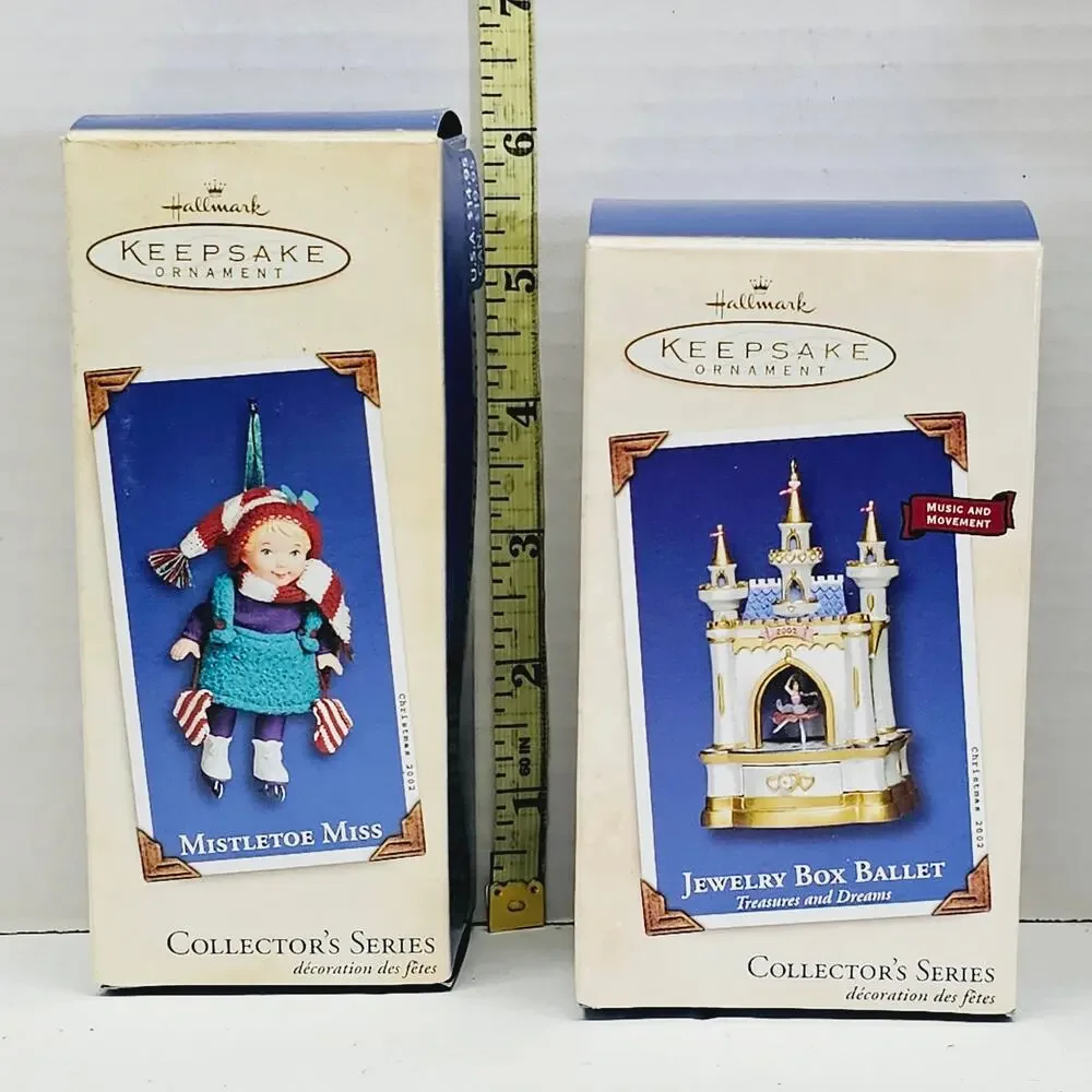 Hallmark Keepsake Ornament Bundle All in Boxes Christmas Holiday